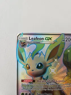 Pokemon TCG: Leafeon GX SV46/SV94 Hidden Fates: Shiny Vault Holo - NM+ - Image 2