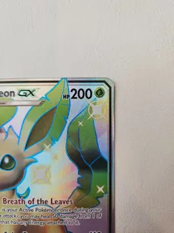Pokemon TCG: Leafeon GX SV46/SV94 Hidden Fates: Shiny Vault Holo - NM+ - Image 3