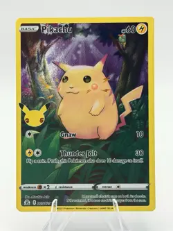 Pokemon TCG Pikachu 005/025 Holo 25th Anniversary Celebrations - Image 1
