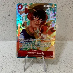 One Piece Monkey D. Luffy OP12-015 Alt Art Legacy of the Master OP12 English NM - Image 1
