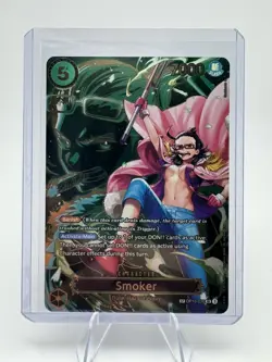 One Piece TCG Smoker OP10-030 SP Alt Art Carrying On His Will English NM - Image 3