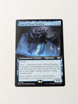 Fear of Sleep Paralysis (Extended Art) Commander: Duskmourn: House of Horror... - Image 1