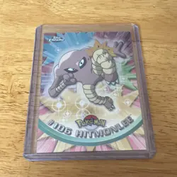 2000 Topps Chrome Pokemon Series 2 T.V. Animation - #106 - Hitmonlee - Image 1