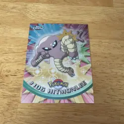 2000 Topps Chrome Pokemon Series 2 T.V. Animation - #106 - Hitmonlee - Image 3