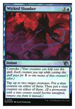 Wicked Slumber (Foil) March of the Machine MTG - NM+ - Image 1