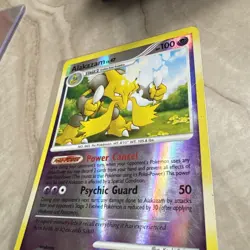 Pokemon TCG Alakazam Reverse Holo Card 2/123 Mysterious Treasures MP - TCCCX - Image 2