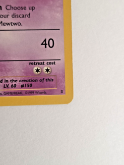 Pokemon Mewtwo Black Star Movie Promo 03/53 WOTC Regular Card - Image 4