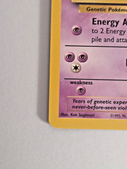 Pokemon Mewtwo Black Star Movie Promo 03/53 WOTC Regular Card - Image 5