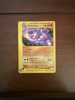 Pokemon TCG Aquapolis Nidoking 24/147 Rare Regular e-Card English 110HP Kimura - Image 1