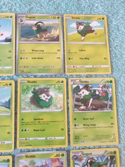 SKIDDO & GOGOAT BUNDLE OF POKEMON CARDS - Image 3