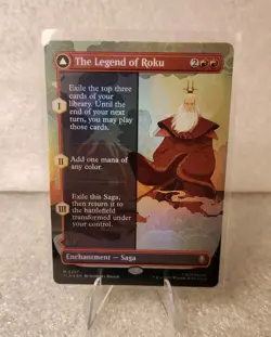Magic The Legend of Roku #357 Avatar: The Last Airbender Borderless Foil - Image 1