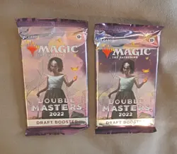 Two Double Masters Factory Sealed Draft Packs! Magic The Gathering English - Image 1