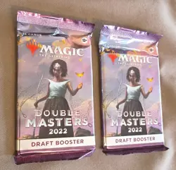 Two Double Masters Factory Sealed Draft Packs! Magic The Gathering English - Image 5