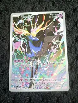 Pokemon TCG Xerneas 91/86 Chaos Rising Illustration Rare Holo Card NM - Image 1