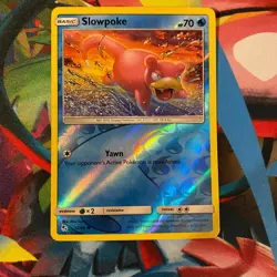 Slowpoke 12/68 Common Hidden Fates Pokemon Reverse Holo Near Mint - Image 1