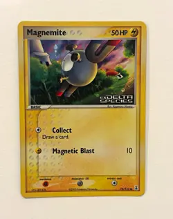 The Pokemon Company Pokemon TCG Magnemite Delta Species 74/113 Reverse Holo - Image 1