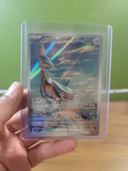 Pokemon Skarmory Illustration Rare 209/191 SV08 Full Art Holo English 110 HP - Image 1