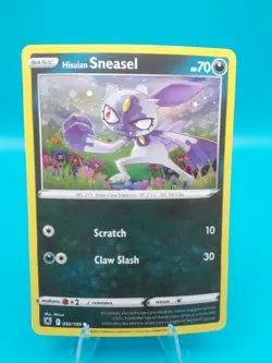 Pokemon TCG Hisuian Sneasel 092/189 Astral Radiance Cosmos Holo Promo LP - Image 1