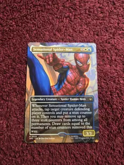 Sensational Spider-Man 0025 Borderless Regular Marvels Spider-Man - Image 1