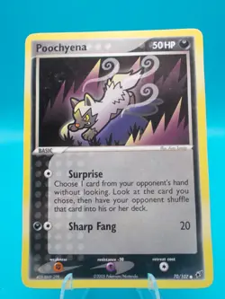 Poochyena 70/107 Deoxys Pokemon TCG Regular Lightly Played - Image 1