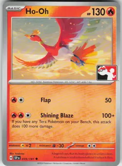 Ho-Oh 019/191 Uncommon Prize Pack Series Cards Pokemon Near Mint - Image 1