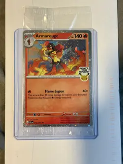 Armarouge Pokemon Best Buy Promo Card 2026 Pitch Black SEALED NM - Image 1