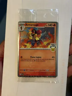 Armarouge Pokemon Best Buy Promo Card 2026 Pitch Black SEALED NM - Image 3