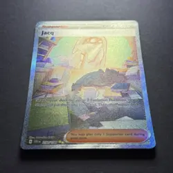 Pokemon TCG Jacq 250/198 Scarlet & Violet SIR Full Art Trainer NM - Image 2