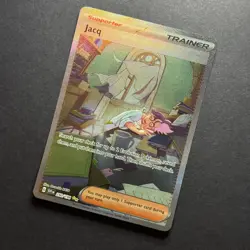 Pokemon TCG Jacq 250/198 Scarlet & Violet SIR Full Art Trainer NM - Image 3