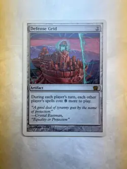 MTG Magic the Gathering English 8th edition Defense Grid - LP - Image 1