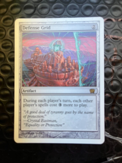 MTG Magic the Gathering English 8th edition Defense Grid - LP - Image 3