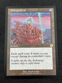 Defense Grid #13 Normal The Brothers' War: Retro Frame Artifacts NM MTG - Image 1