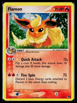 Flareon 2/17 Holo | PL | POP Series 3 | Pokemon TCG - 2006 HP - Image 1