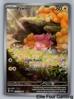 Pawmi 226/091 Illustration Rare Paldean Fates Pokemon Near Mint - Image 1