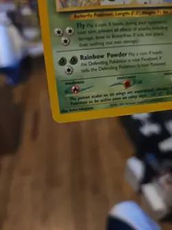 Pokemon Butterfree 09/18 Southern Islands Promo Regular Stage 2 80 HP English - Image 5