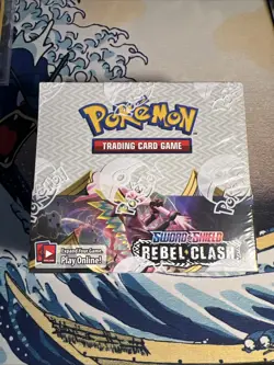 Pokemon TCG Sword and Shield Rebel Clash Booster Box - Factory Sealed - Image 1