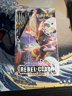 Pokemon TCG Sword and Shield Rebel Clash Booster Box - Factory Sealed - Image 3