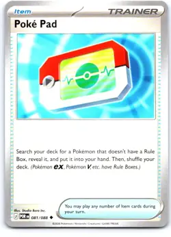 Poke Pad 198/217 Common Ascended Heroes Pokemon Near Mint - Image 1