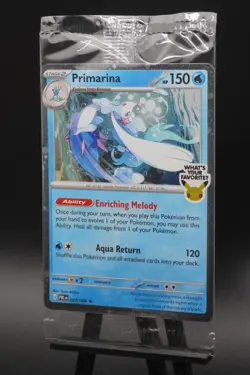 Primarina 020/084 Barnes & Noble Cosmos Holo Pokemon Pitch Black Sealed NM - Image 3