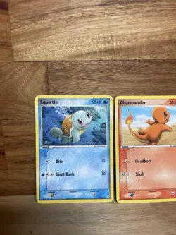 Pokemon TCG Bulbasaur Squirtle Charmander Trio Various Sets NM/LP - Image 2