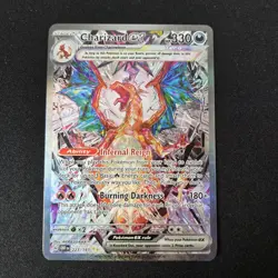 Pokemon Charizard ex 223/197 SV03: Obsidian Flames Special Illustration Rare NM - Image 1