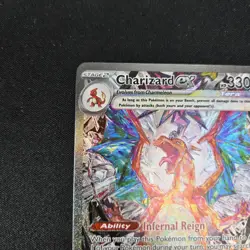 Pokemon Charizard ex 223/197 SV03: Obsidian Flames Special Illustration Rare NM - Image 2