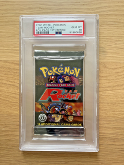 POKEMON | 1ST EDITION TEAM ROCKET 2000 | FOIL BOOSTER PACK | PSA 10 - Image 1