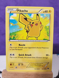 Pokemon TCG Pikachu 42/146 XY 2014 Basic HP60 Regular Common Eng MAHOU - Image 1