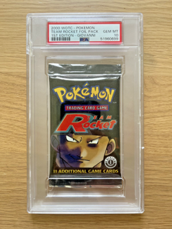 POKEMON | 1ST EDITION TEAM ROCKET 2000 | FOIL BOOSTER PACK GIOVANNI | PSA 10 - Image 1