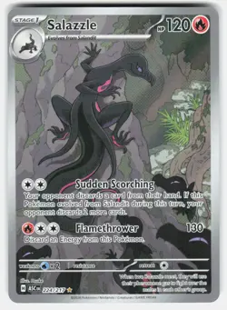 Salazzle 224/217 Illustration Rare Ascended Heroes Pokemon Holo Near Mint - Image 1