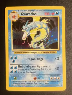 Holo Gyarados - Pokemon TCG - Base Set Holo Rare 6/102 - LP - Image 1