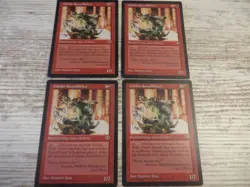 4x Goblin Tinkerer - Mirage - NM/EX - German - OOP MTG - MOX KILLER - Image 1