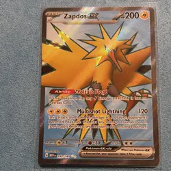 Zapdos ex 192/165 SV Scarlet & Violet 151 Ultra Rare Holo Eng - Image 1