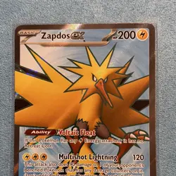 Zapdos ex 192/165 SV Scarlet & Violet 151 Ultra Rare Holo Eng - Image 2